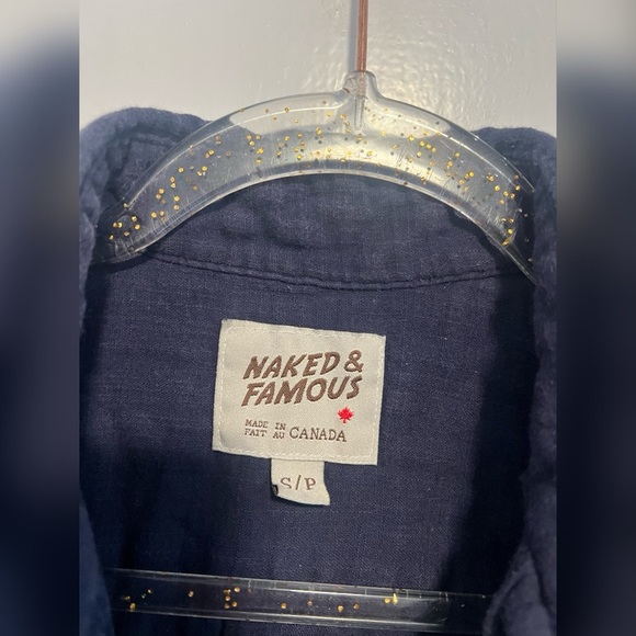 NAKED & FAMOUS
SHORT SLEEVE EASY SHIRT DOUBLE
WEAVE GAUZE SLUB - NAVY
$125.00 S - Picture 3 of 6